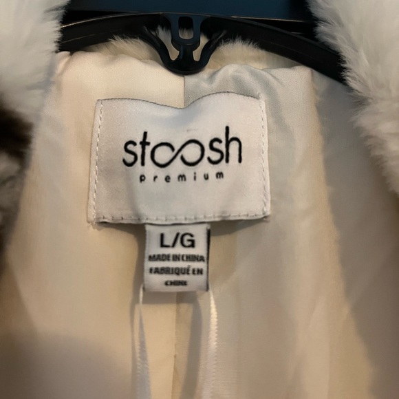 Black and White Faux Fur Teddy coat - Picture 2 of 2